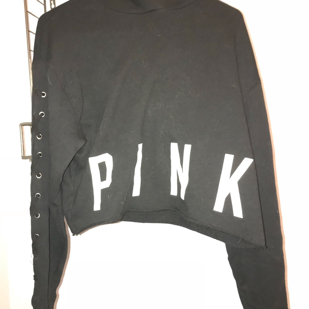 PINK crop top sweater
